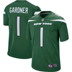 New York Jets Nike Game | Replica^Men's Nike Ahmad Sauce Gardner Green Player Game Jersey
