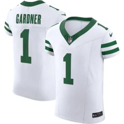 New York Jets Jerseys | Men^Men's Nike Ahmad Sauce Gardner White Alternate Vapor F.U.S.E. Elite Jersey