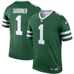 New York Jets Jerseys | Men^Men's Nike Ahmad Sauce Gardner Legacy Green Legend Player Performance Top