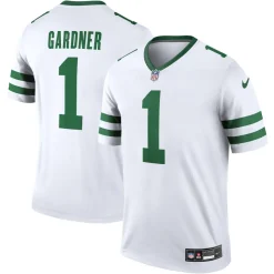 New York Jets Jerseys | Men^Men's Nike Ahmad Sauce Gardner Legacy White Legend Player Performance Top