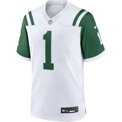 New York Jets Nike Game^Men's Nike Ahmad Sauce Gardner White Classic Alternate Game Jersey