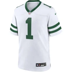 New York Jets Nike Game | Replica^Men's Nike Ahmad Sauce Gardner Legacy White Game Jersey