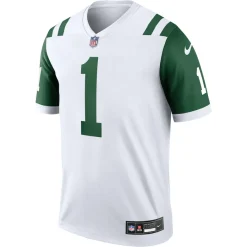 New York Jets Nike Legend^Men's Nike Ahmad Sauce Gardner White Alternate Legend Player Performance Top