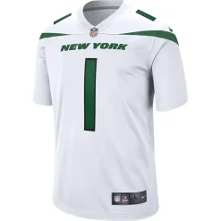 New York Jets Replica^Men's Nike Ahmad Sauce Gardner White Player Game Jersey