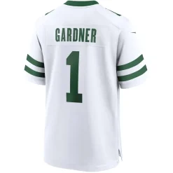 New York Jets Nike Game | Replica^Men's Nike Ahmad Sauce Gardner Legacy White Game Jersey