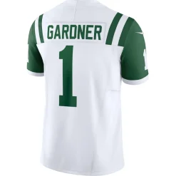 New York Jets Jerseys | Men^Men's Nike Ahmad Sauce Gardner White Classic Alternate Vapor F.U.S.E. Limited Jersey