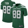 New York Jets Replica | Throwback^Men's Nike Al Toon Gotham Green Game Retired Player Jersey
