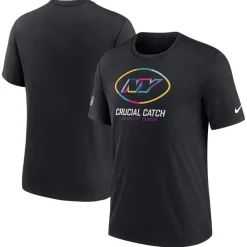 New York Jets T-Shirts | Men^Men's Nike Black 2024 NFL Crucial Catch T-Shirt