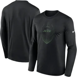 New York Jets T-Shirts | Men^Men's Nike Black Legend Icon Long Sleeve T-Shirt