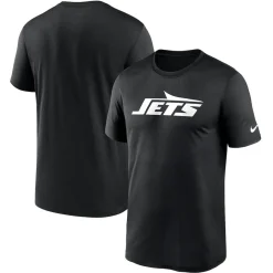 New York Jets T-Shirts | Men^Men's Nike Black Primetime Legend Wordmark Performance T-Shirt
