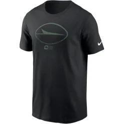 New York Jets T-Shirts | Men^Men's Nike Black Faded Essential T-Shirt