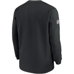 New York Jets T-Shirts | Men^Men's Nike Black 2024 Sideline Coaches Long Sleeve Top
