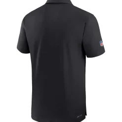 New York Jets Polos^Men's Nike Black Sideline Coaches Performance Polo