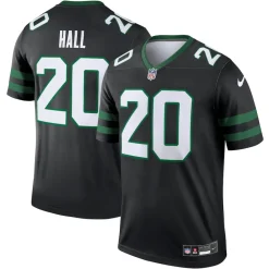 New York Jets Jerseys | Men^Men's Nike Breece Hall Black Alternate Legend Player Performance Top