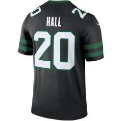 New York Jets Jerseys | Men^Men's Nike Breece Hall Black Alternate Legend Player Performance Top