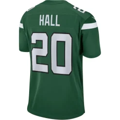New York Jets Replica^Men's Nike Breece Hall Green Player Game Jersey