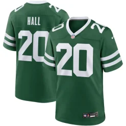 New York Jets Jerseys | Men^Men's Nike Breece Hall Legacy Green Game Jersey
