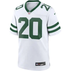 New York Jets Jerseys | Men^Men's Nike Breece Hall Legacy White Game Jersey