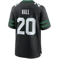 New York Jets Jerseys | Men^Men's Nike Breece Hall Legacy Black Alternate Game Jersey