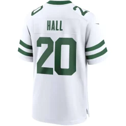 New York Jets Jerseys | Men^Men's Nike Breece Hall Legacy White Game Jersey