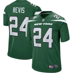 New York Jets Replica | Throwback^Men's Nike Darrelle Revis Gotham Green Retired Player Game Jersey