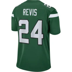 New York Jets Replica | Throwback^Men's Nike Darrelle Revis Gotham Green Retired Player Game Jersey