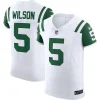 New York Jets Nike Elite^Men's Nike Garrett Wilson White Classic Alternate Vapor F.U.S.E. Elite Jersey
