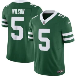 New York Jets Jerseys | Men^Men's Nike Garrett Wilson Legacy Green Vapor F.U.S.E. Limited Jersey