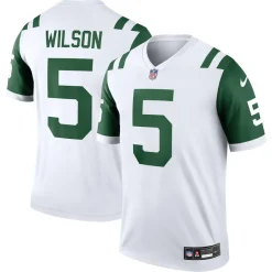 New York Jets Jerseys | Men^Men's Nike Garrett Wilson White Alternate Legend Player Performance Top