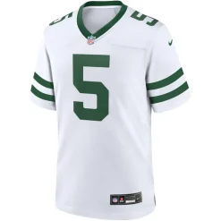 New York Jets Jerseys | Men^Men's Nike Garrett Wilson Legacy White Game Jersey