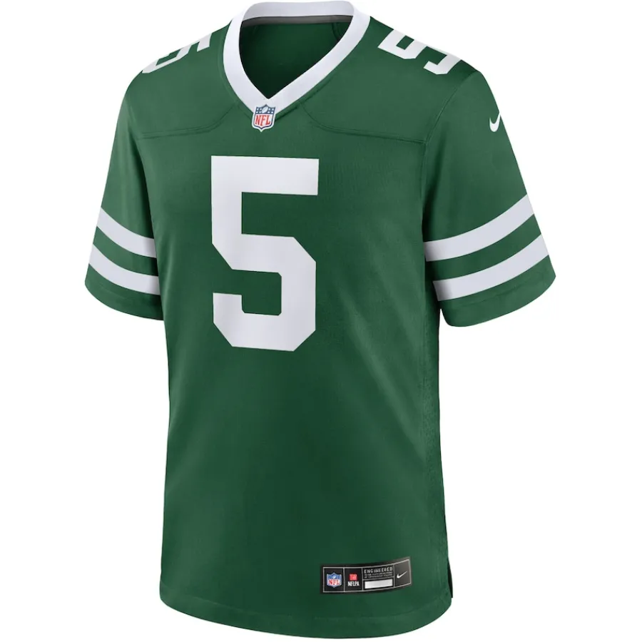New York Jets Jerseys | Men^Men's Nike Garrett Wilson Legacy Green Game Jersey