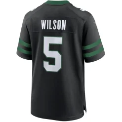 New York Jets Jerseys | Men^Men's Nike Garrett Wilson Legacy Black Alternate Game Jersey
