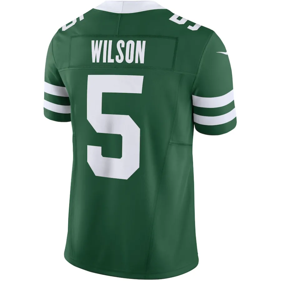 New York Jets Jerseys | Men^Men's Nike Garrett Wilson Legacy Green Vapor F.U.S.E. Limited Jersey