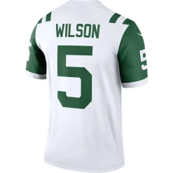 New York Jets Jerseys | Men^Men's Nike Garrett Wilson White Alternate Legend Player Performance Top