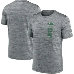 New York Jets Short Sleeved^Men's Nike Gray 2024 Sideline Velocity Performance T-Shirt