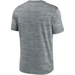 New York Jets Short Sleeved^Men's Nike Gray 2024 Sideline Velocity Performance T-Shirt