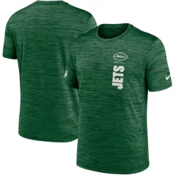 New York Jets T-Shirts | Men^Men's Nike Green 2024 Sideline Velocity Performance T-Shirt