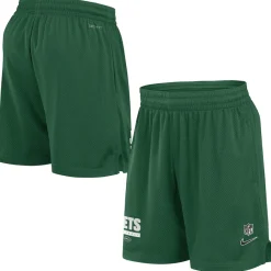 New York Jets Shorts & Pants^Men's Nike Green 2024 Sideline Performance Mesh Shorts