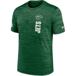 New York Jets T-Shirts | Men^Men's Nike Green 2024 Sideline Velocity Performance T-Shirt