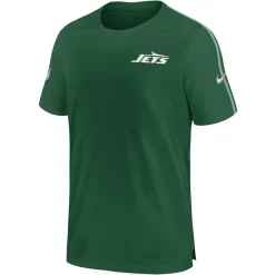 New York Jets Short Sleeved | T-Shirts^Men's Nike Green 2024 Sideline Coach UV Performance T-Shirt