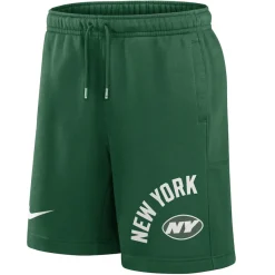 New York Jets Shorts & Pants^Men's Nike Green Arched Kicker Shorts
