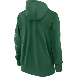New York Jets Sweatshirts & Fleece | Men^Men's Nike Green Club Full-Zip Hoodie Jacket