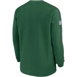 New York Jets T-Shirts | Men^Men's Nike Green Alternate Logo Coach Long Sleeve Top