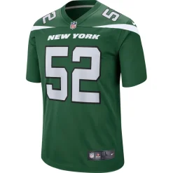 New York Jets Replica^Men's Nike Jermaine Johnson II Green Player Game Jersey