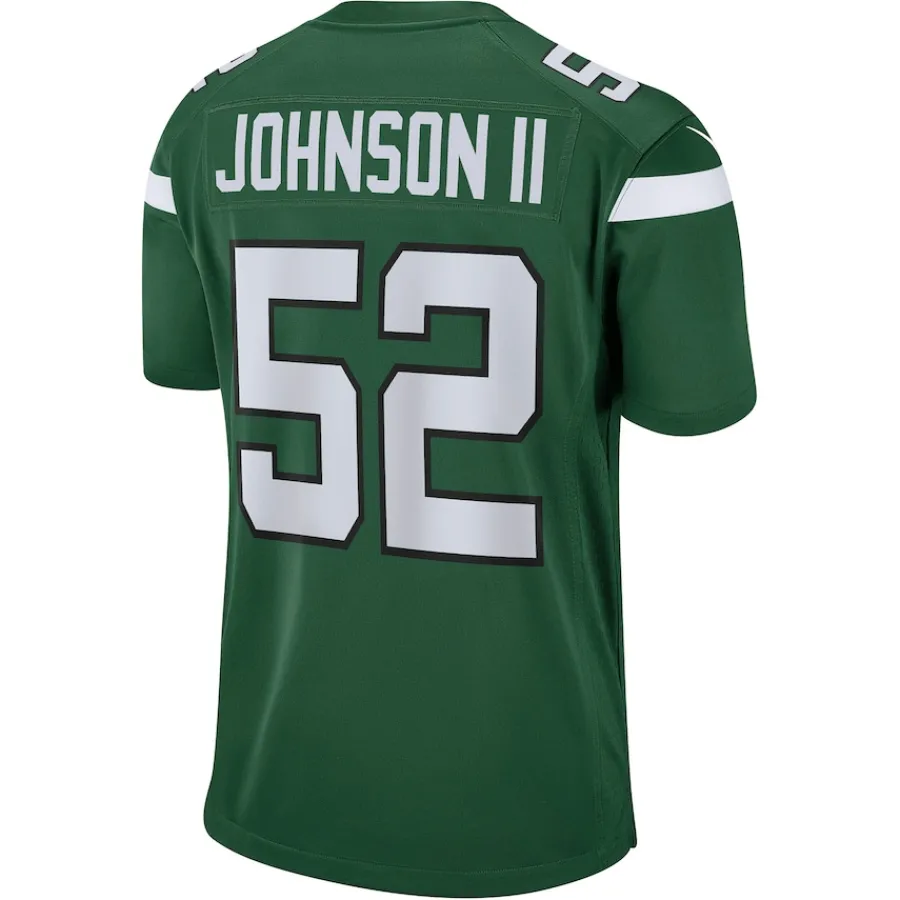 New York Jets Replica^Men's Nike Jermaine Johnson II Green Player Game Jersey