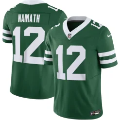 New York Jets Nike Limited^Men's Nike Joe Namath Legacy Green Vapor F.U.S.E. Limited Jersey