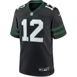 New York Jets Nike Game^Men's Nike Joe Namath Legacy Black Alternate Retired Player Game Jersey