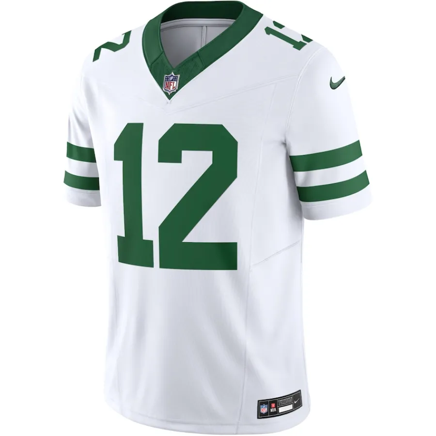 New York Jets Nike Limited^Men's Nike Joe Namath Legacy White Vapor F.U.S.E. Limited Jersey