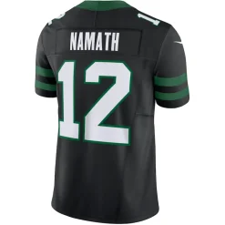 New York Jets Jerseys | Men^Men's Nike Joe Namath Legacy Black Alternate Vapor F.U.S.E. Limited Jersey