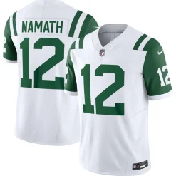 New York Jets Jerseys | Men^Men's Nike Joe Namath White Classic Alternate Vapor F.U.S.E. Retired Player Limited Jersey